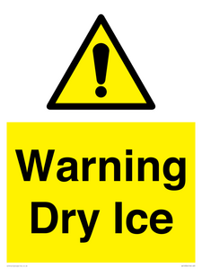 Warning Dry Ice